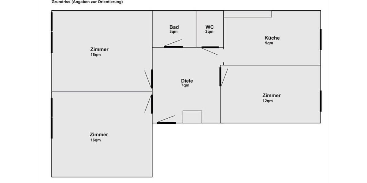Etagenwohnung Aachen Aachen-Mitte - 3 Zimmer, 65 m&sup2;, 1.050&euro; | Angebot:25892837