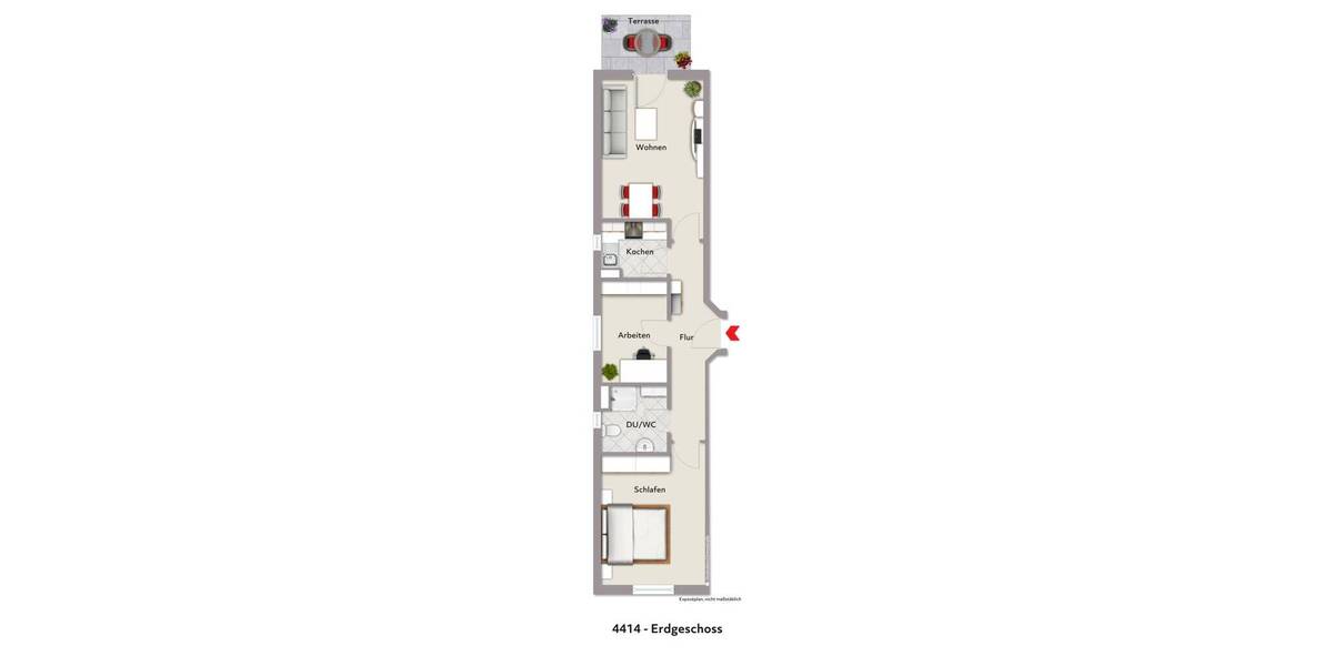 Etagenwohnung Aachen Aachen-Mitte - 3 Zimmer, 52 m&sup2;, 179.000&euro; | Angebot:26192221