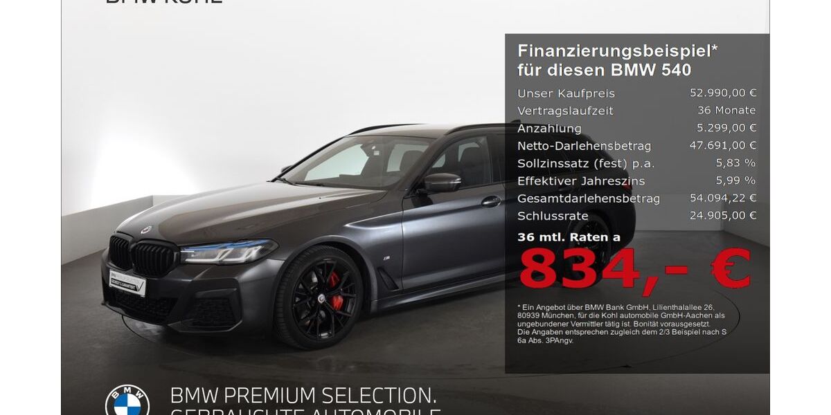 BMW 540 63.519 km 52.990 &euro; Aachen 52078