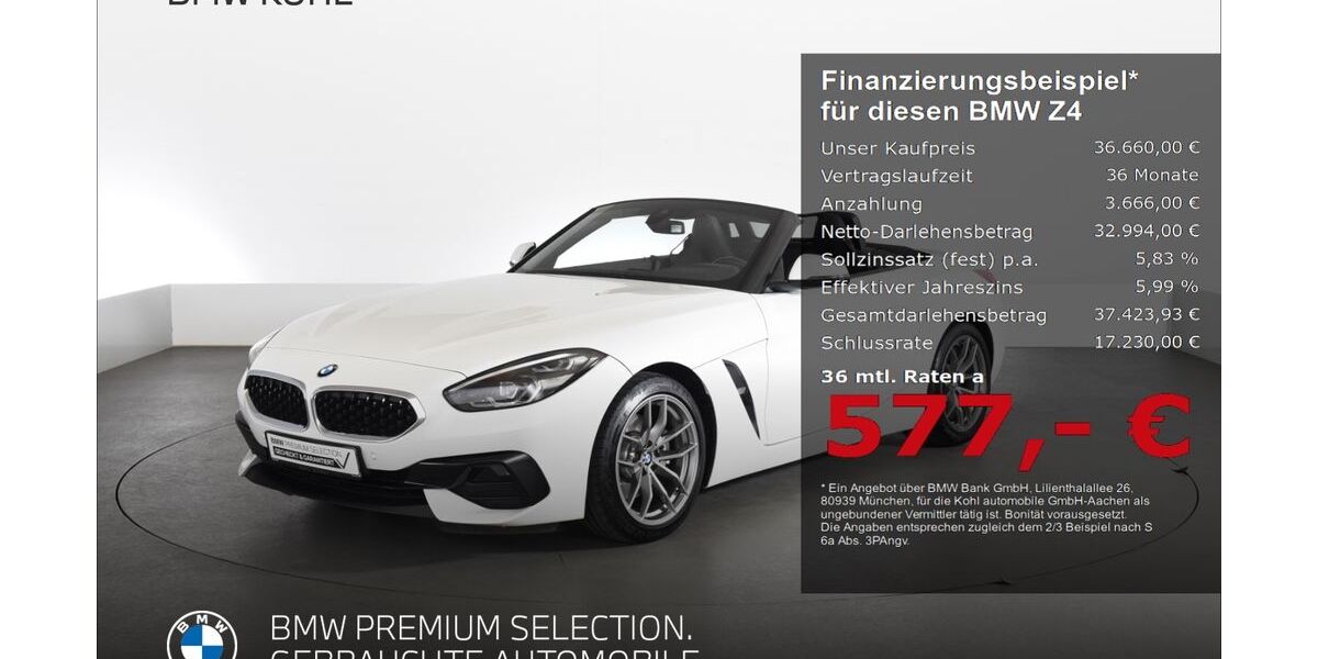 BMW Z4 34.190 km 36.660 &euro; Aachen 52078