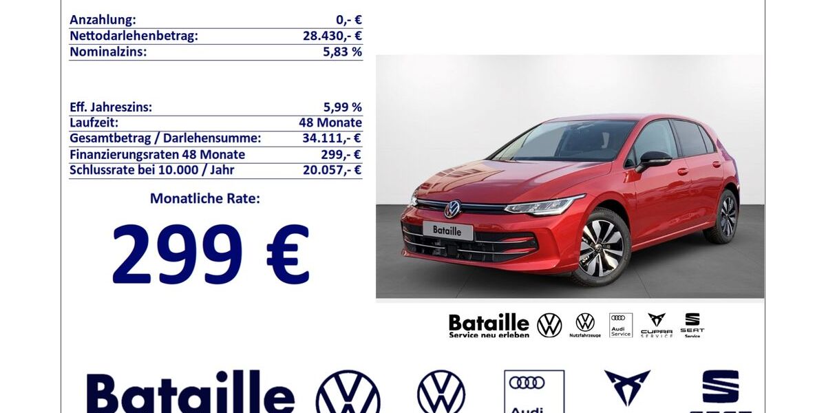 VW Golf 9.756 km 28.430 &euro; Jülich 52428