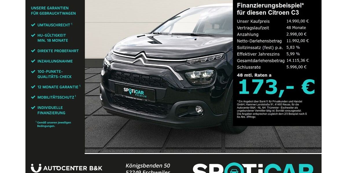 Citroen C3 20.840 km 14.990 &euro; Eschweiler 52249
