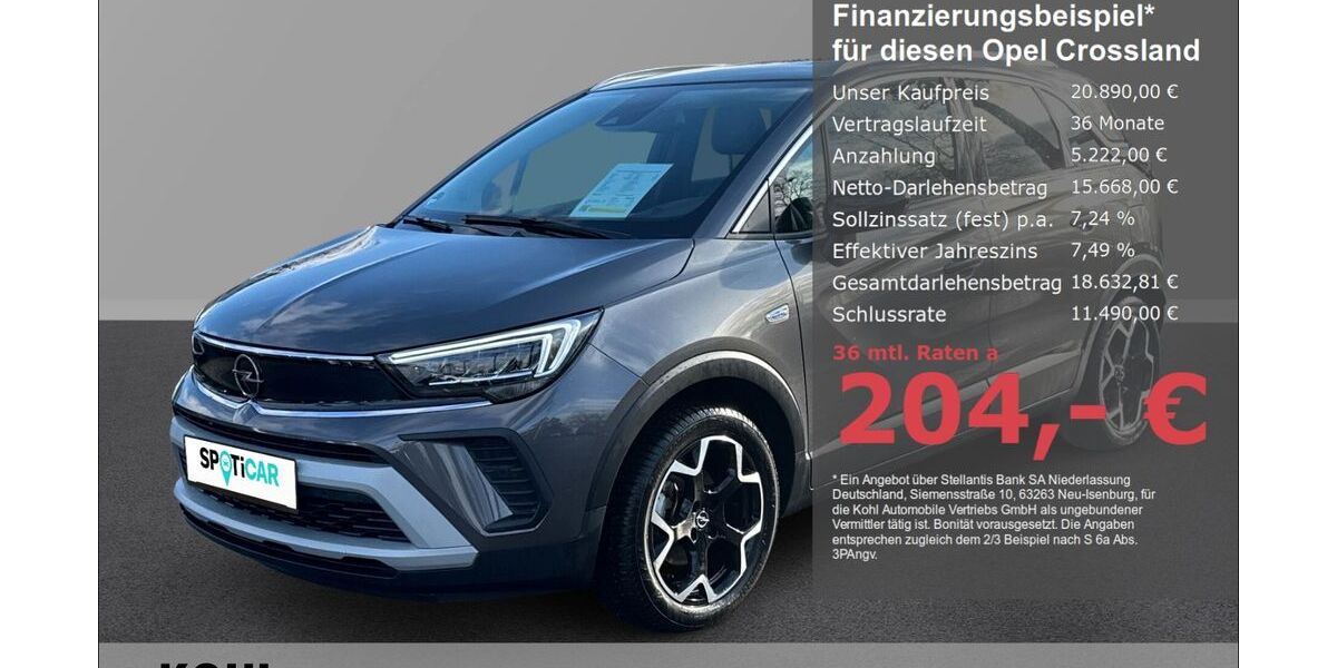 Opel Crossland (X) 14.400 km 20.490 &euro; Aachen 52078
