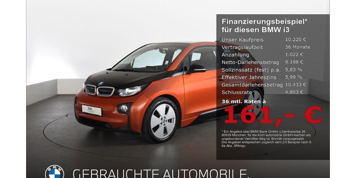 BMW i3 105.213 km 10.220 &euro; Aachen 52078
