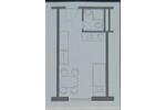 Etagenwohnung Aachen Aachen-Mitte - 1 Zimmer, 19 m&sup2;, 368&euro; | Angebot:26694962