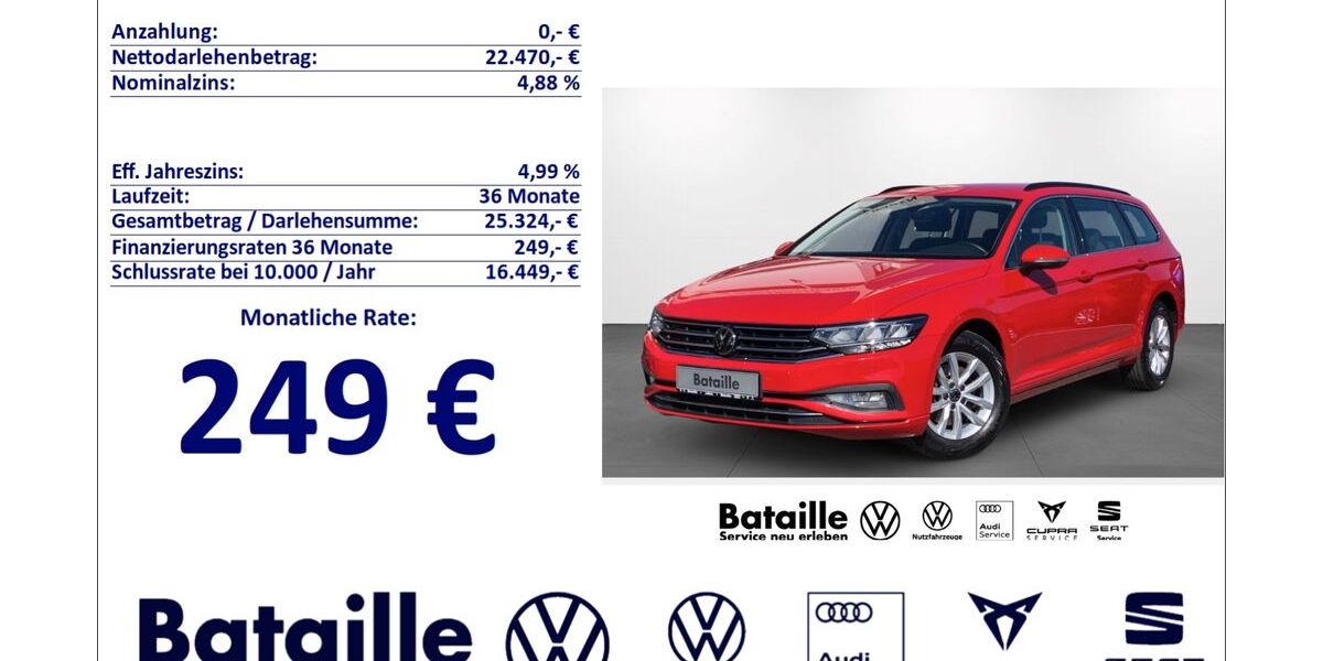 VW Passat Variant 54.321 km 22.470 &euro; Jülich 52428