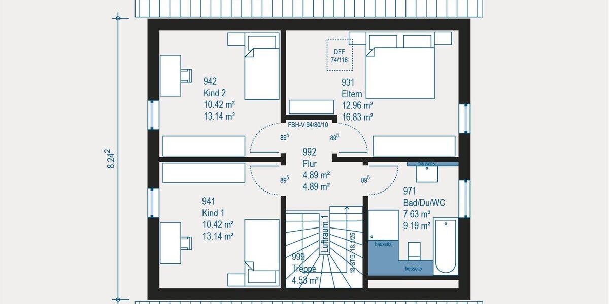 Individuelles Traumhaus in Hürtgenwald - Flexibles 4-Zimmer Fertighaus mit Pro Time Paket für Heimwerker - 4- Hürtgenwald | Angebot:27302126