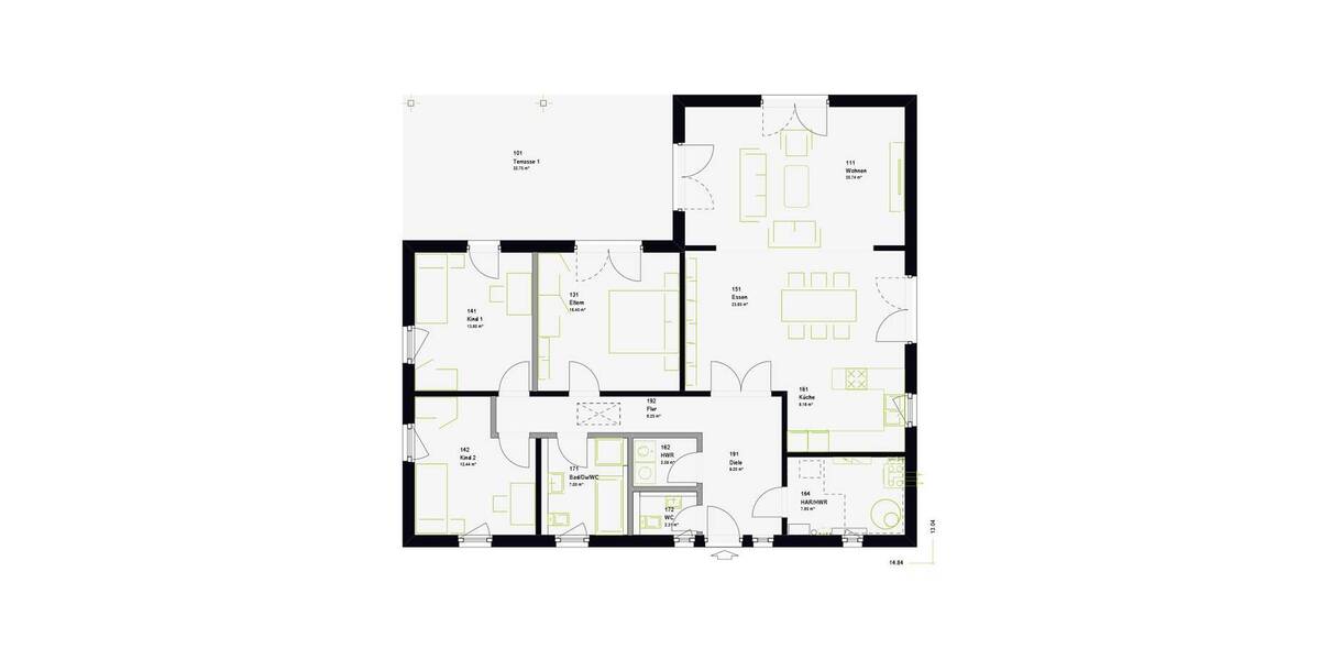 Einfamilienhaus Hürtgenwald Kleinhau - 5 Zimmer, 151 m&sup2;, 352.918&euro; | Angebot:26806549