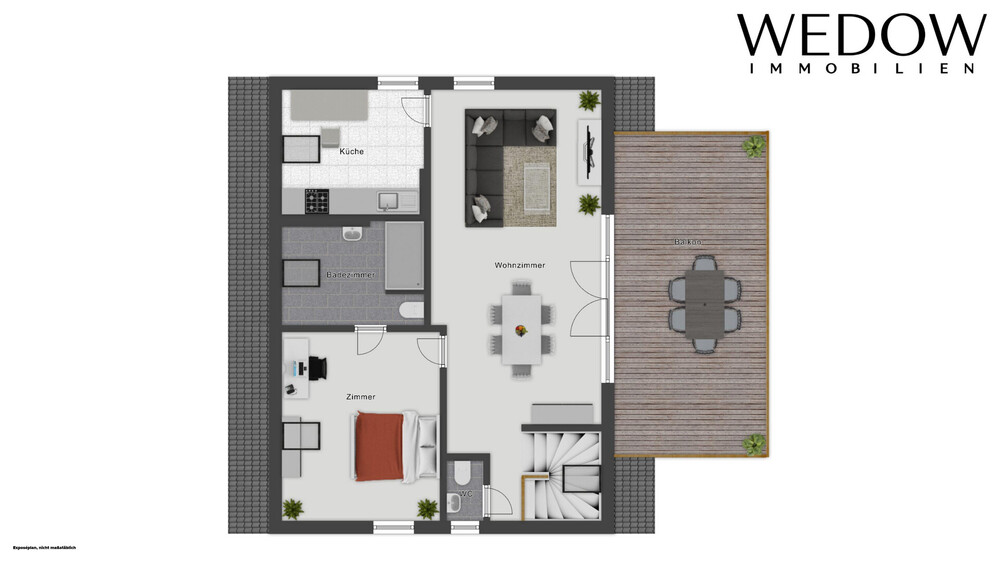 Stolberg-Breinig – Dachgeschoss mit Attitüde. Sofort bezugsfrei. - Dachgeschoßwohnung Stolberg (Rheinland) / Breinig Breinig | Angebot:27289083