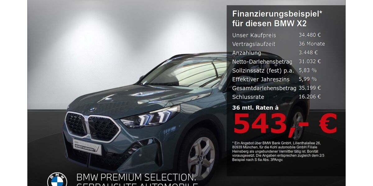 BMW X2 20.290 km 33.780 &euro; Heinsberg 52525