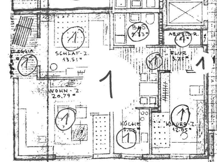 Erdgeschoßwohnung Stolberg (Rheinland) - 3 Zimmer, 69 m&sup2;, 140.000&euro; | Angebot:26765858