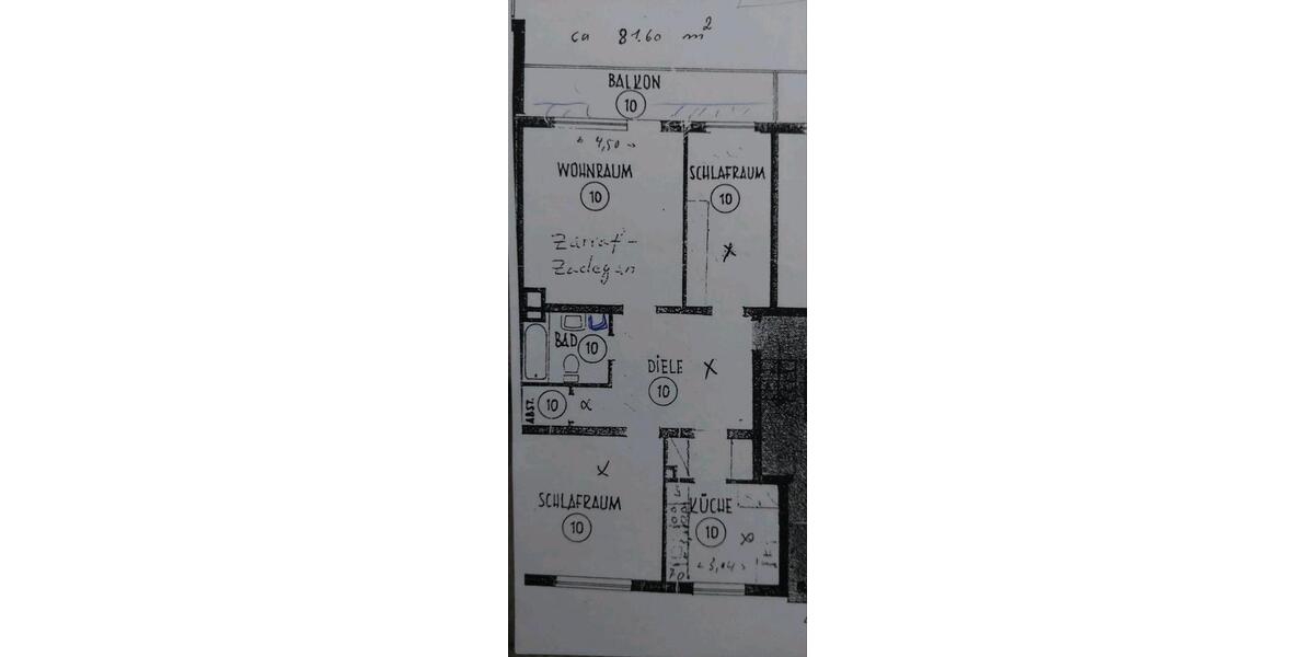 Terrassenwohnung Stolberg (Rheinland) - 3 Zimmer, 82 m&sup2;, 150.000&euro; | Angebot:26356571