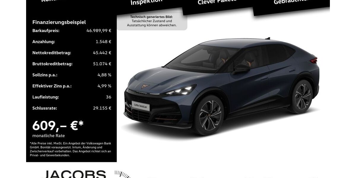 Cupra Tavascan 3.333 km 45.990 &euro; Düren 52351