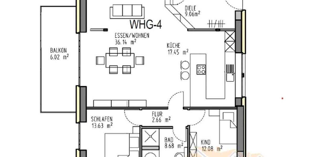 Etagenwohnung Erkelenz - 3 Zimmer, 111 m&sup2;, 1.490&euro; | Angebot:26587534