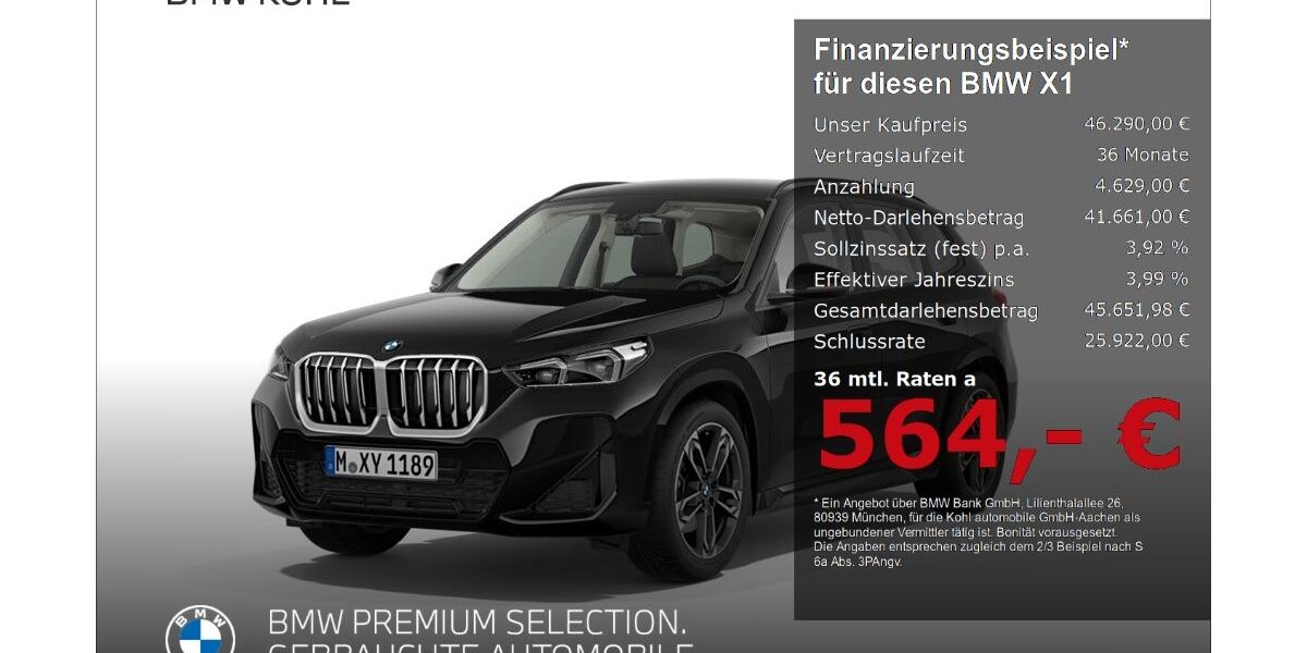 BMW X1 24.158 km 45.690 &euro; Aachen 52078