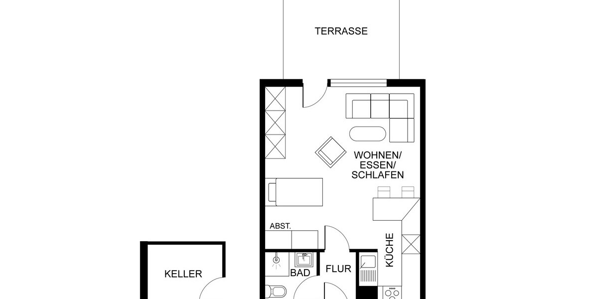 Kohlscheid – Attraktive Kapitalanlage mit Terrasse, Garten und Stellplatz - Etagenwohnung Herzogenrath | Angebot:27289329
