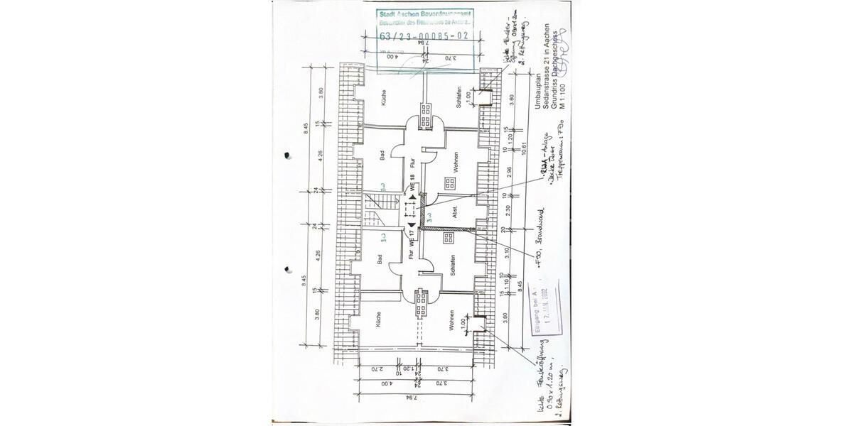 Dachgeschoßwohnung Aachen Aachen-Mitte - 6 Zimmer, 140 m&sup2;, 140.000&euro; | Angebot:26826768