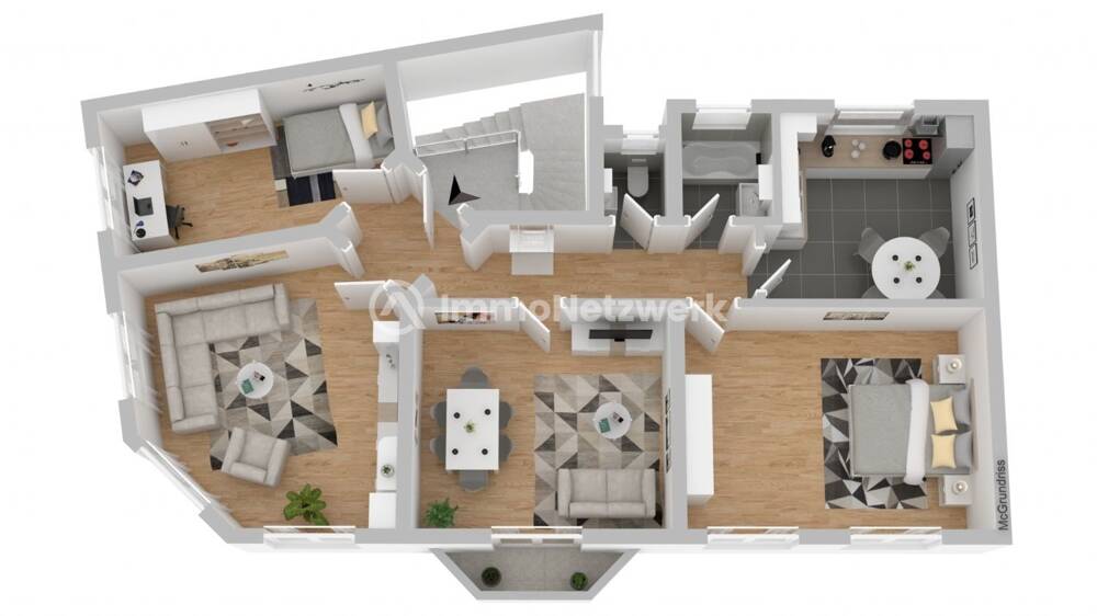 Etagenwohnung Aachen Frankenberger Viertel - 4 Zimmer, 98 m&sup2;, 349.500&euro; | Angebot:25986233