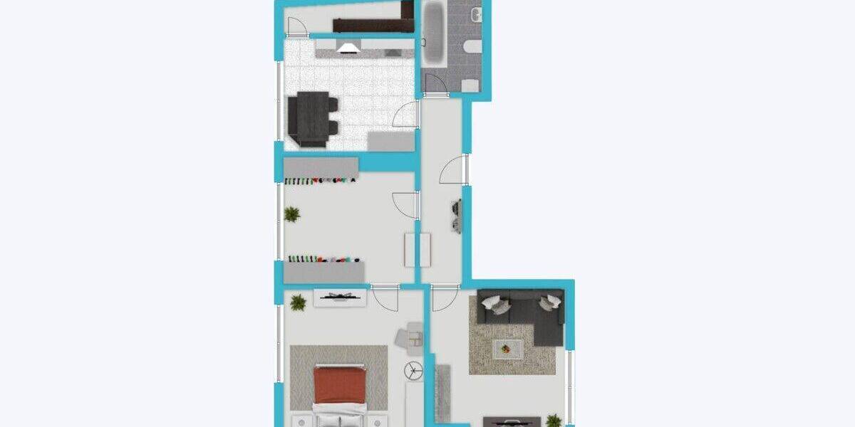 Etagenwohnung Aachen Aachen-Mitte - 3 Zimmer, 69 m&sup2;, 198.720&euro; | Angebot:26903092