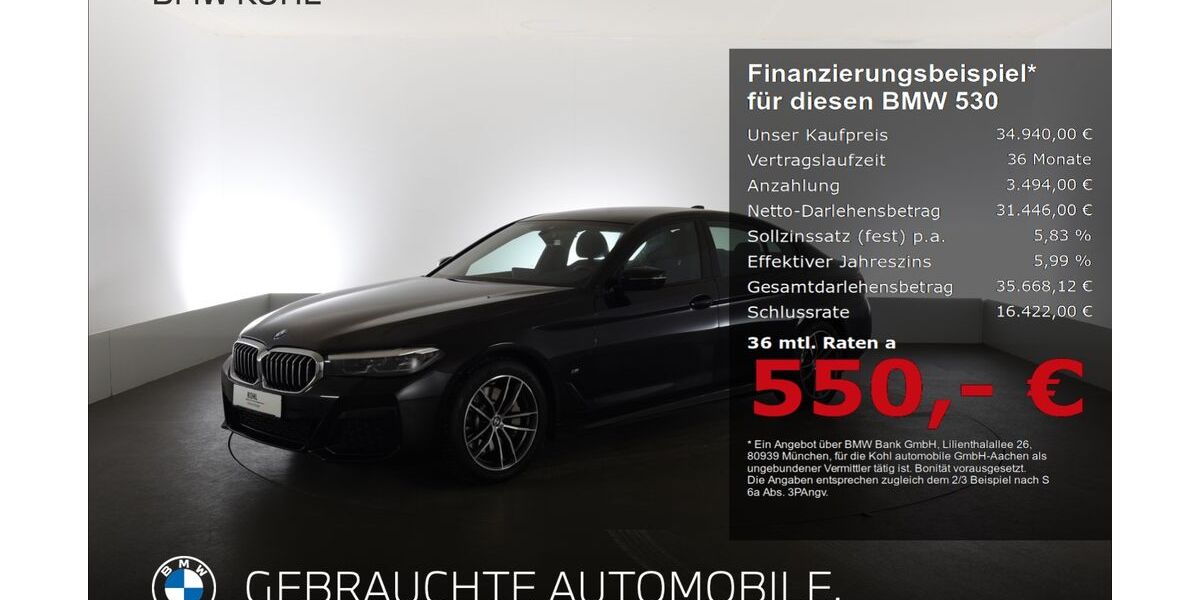 BMW 530 62.541 km 34.340 &euro; Aachen 52078