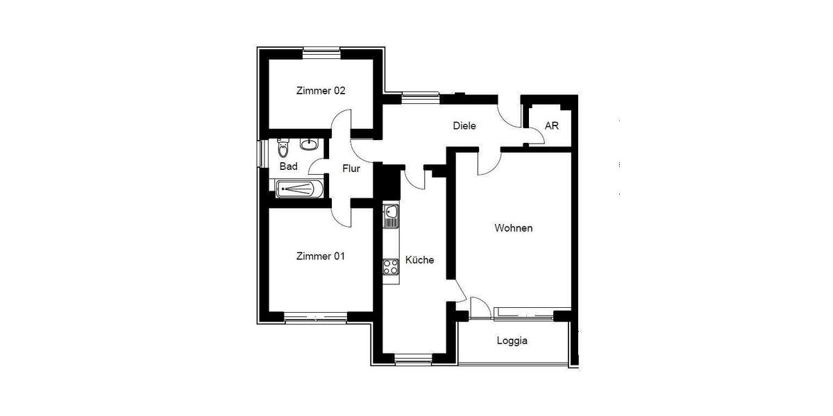Etagenwohnung Stolberg Münsterbusch - 3 Zimmer, 80 m&sup2;, 730&euro; | Angebot:25665165