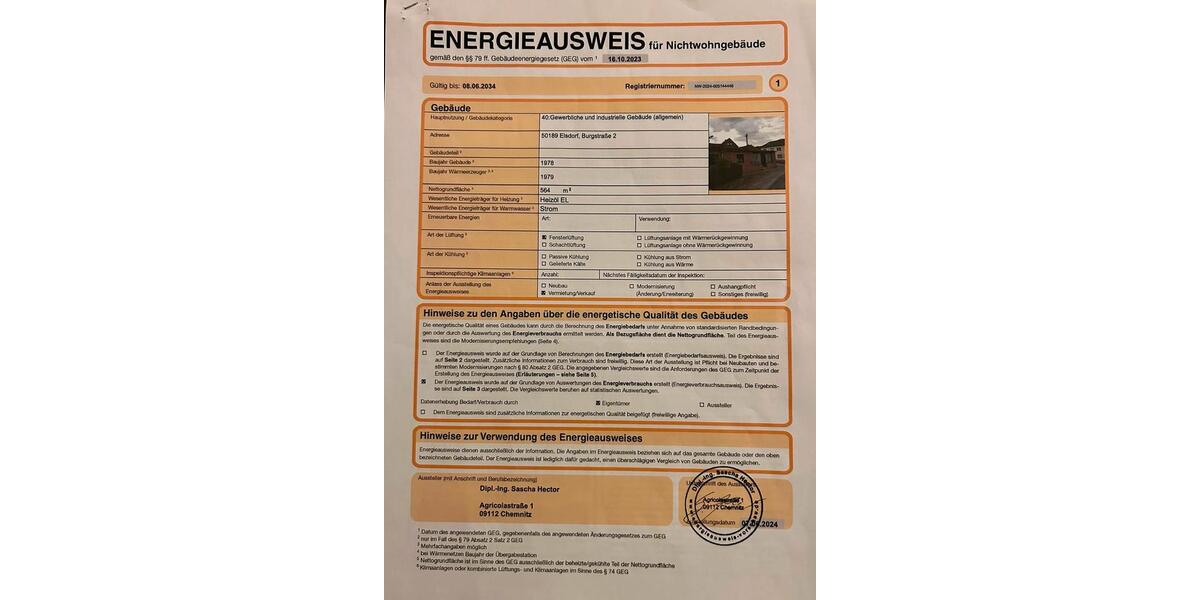 Gewerbeobjekt Elsdorf - 850&euro; | Angebot:26150826