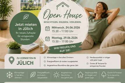 Haus Jülich - 5 Zimmer, 145 m&sup2;, 2.100&euro; | Angebot:26717541