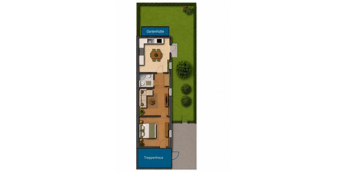 Erdgeschoßwohnung Aachen Eilendorf - 2 Zimmer, 51 m&sup2;, 648&euro; | Angebot:26636736