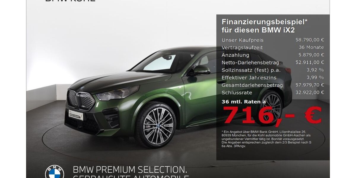 BMW iX2 9.061 km 58.790 &euro; Aachen 52078