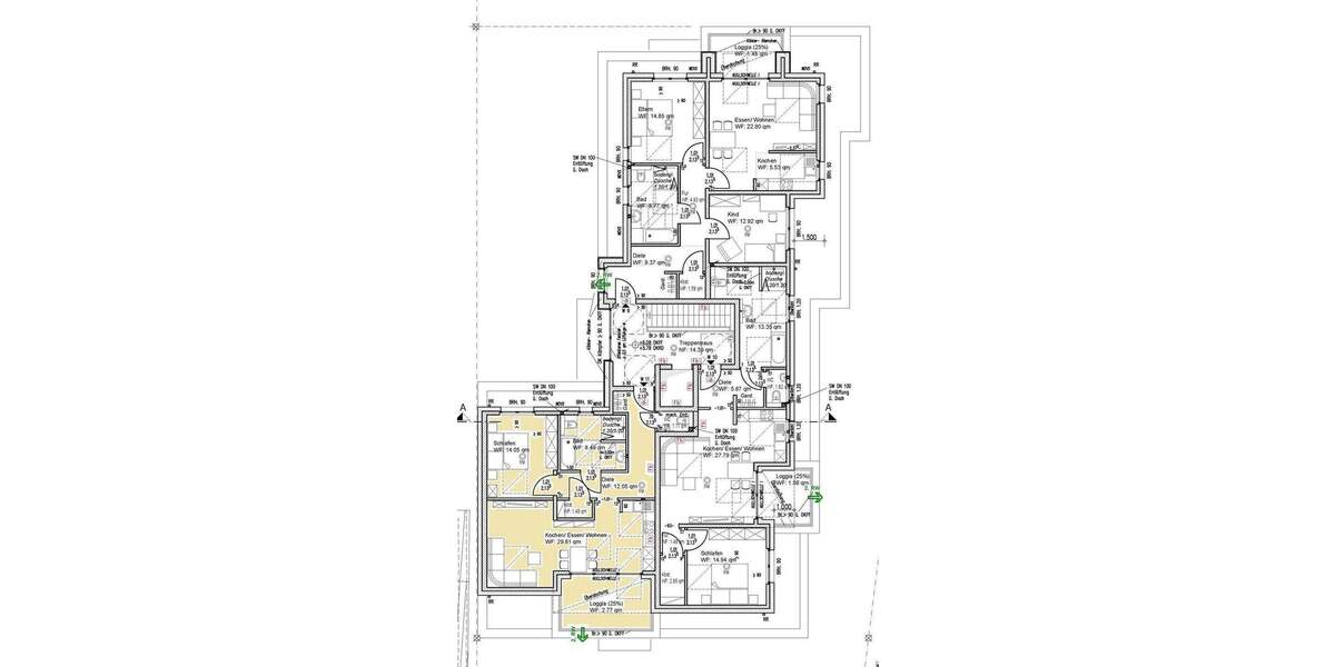 Etagenwohnung Geilenkirchen / Niederheid Tripsrath - 2 Zimmer, 68 m&sup2;, 289.800&euro; | Angebot:25687007