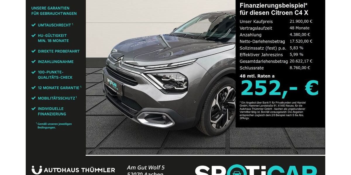 Citroen C4 22.670 km 21.900 &euro; Aachen 52070