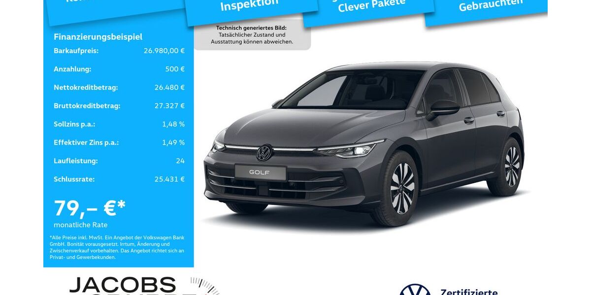 VW Golf 17.208 km 26.980 &euro; Heinsberg 52525