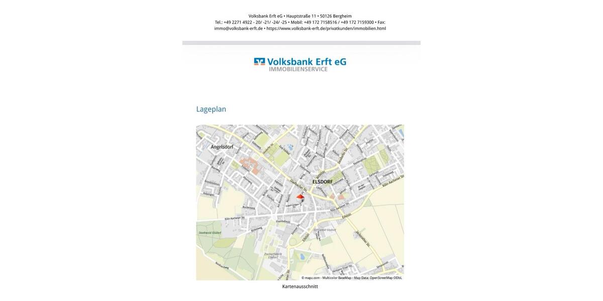 Erdgeschoßwohnung Elsdorf - 2.5 Zimmer, 65 m&sup2;, 180.000&euro; | Angebot:26877411