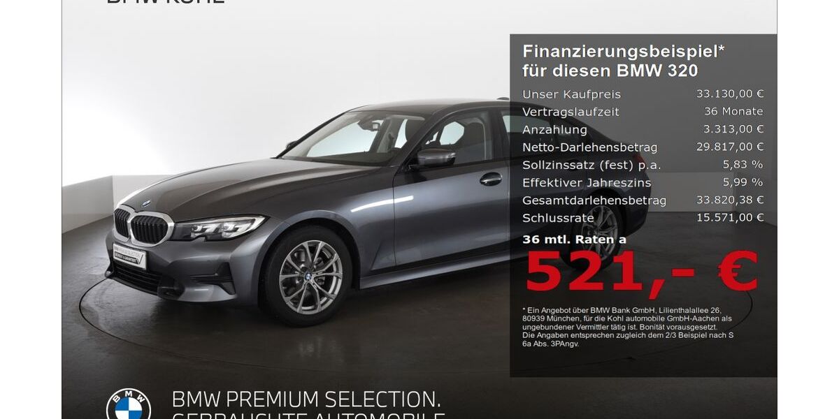 BMW 320 91.467 km 32.430 &euro; Aachen 52078