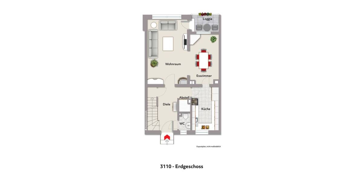 Einfamilienhaus Aachen Aachen-Mitte - 4 Zimmer, 95 m&sup2;, 364.000&euro; | Angebot:26192130
