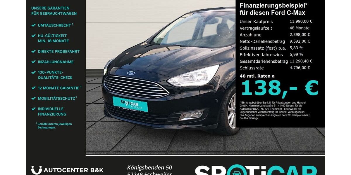 Ford C-Max 84.300 km 11.990 &euro; Eschweiler 52249
