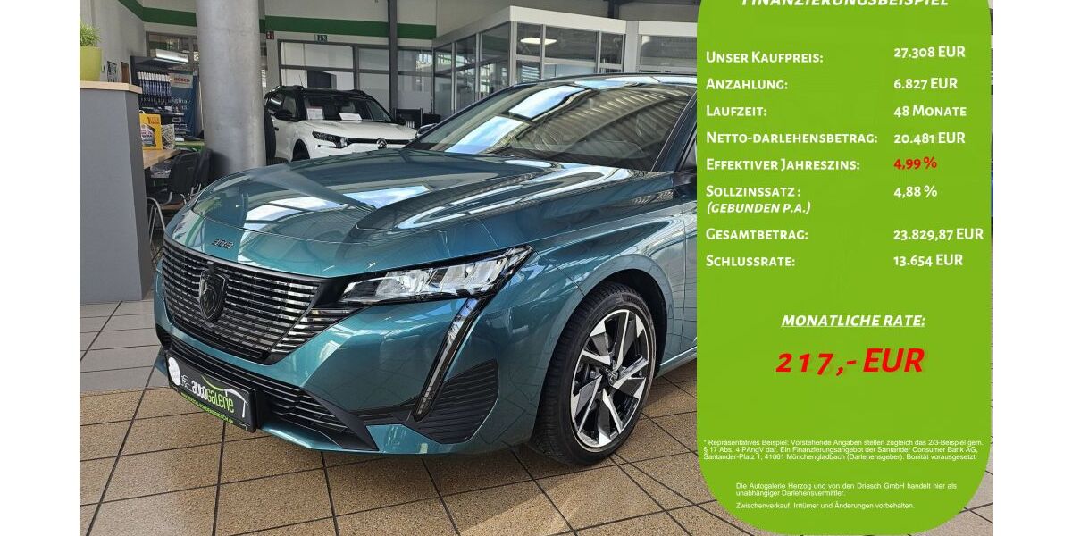 Peugeot 308 5.284 km 27.308 &euro; Geilenkirchen 52511