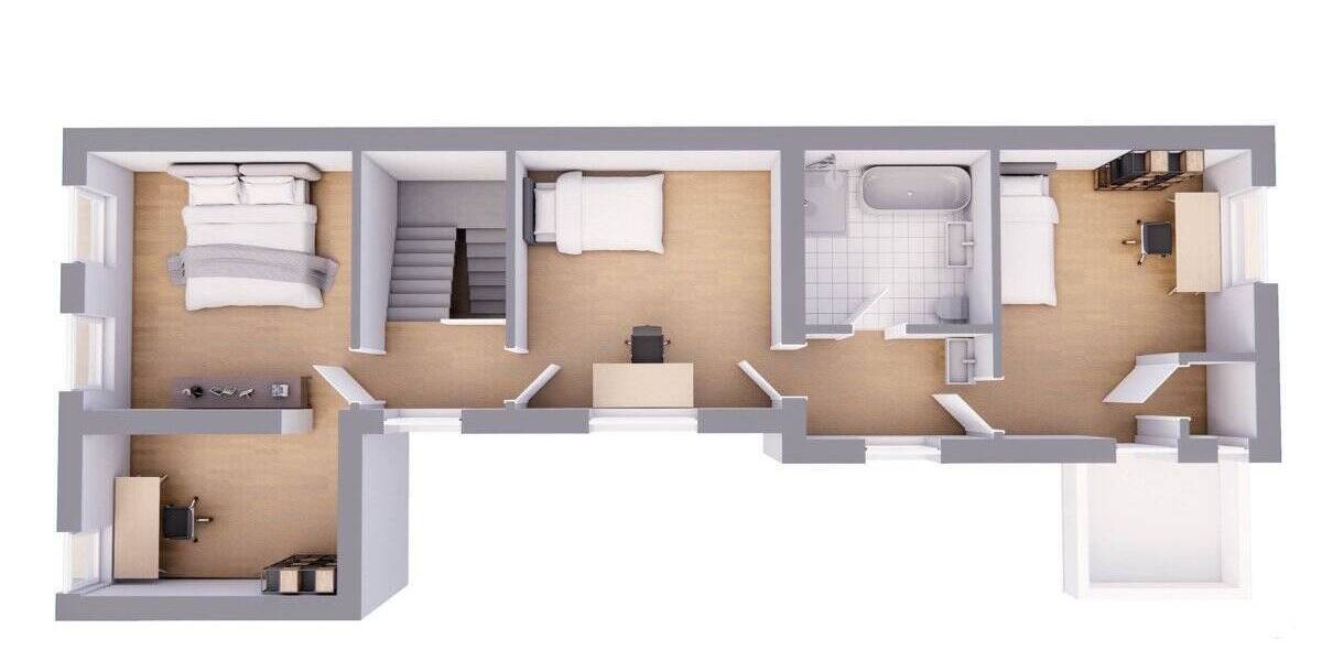 Einfamilienhaus Gangelt Birgden - 5 Zimmer, 124 m&sup2;, 169.000&euro; | Angebot:25707371