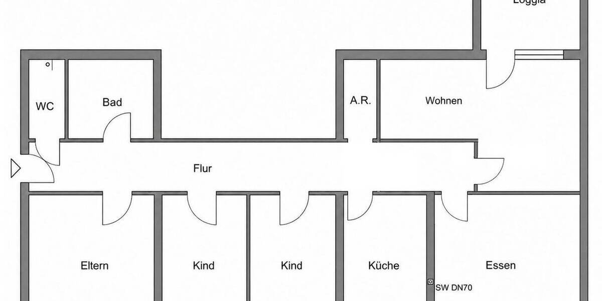 Etagenwohnung Elsdorf Berrendorf - 5 Zimmer, 106 m&sup2;, 1.166&euro; | Angebot:26808471